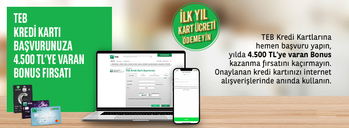 TEB müşterisi olanlara bayram! 4.500 liralık bonus para dağıtacak