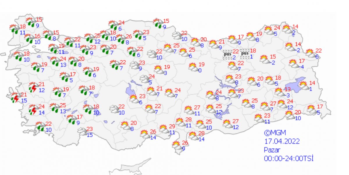 Önümüzdeki 3 gün gök gürültülü yağış var! MGM hava tahmin raporunda 30 fazla şehir listede