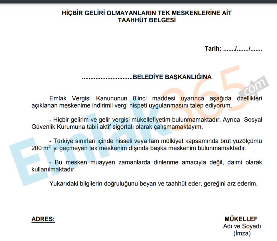 Devletten Tek Evi Olanlara Bir Dilekçeyle 7.171 TL Para İadesi! Emlak Vergisi Muafiyeti Piyangosu Kimlere Vuracak?