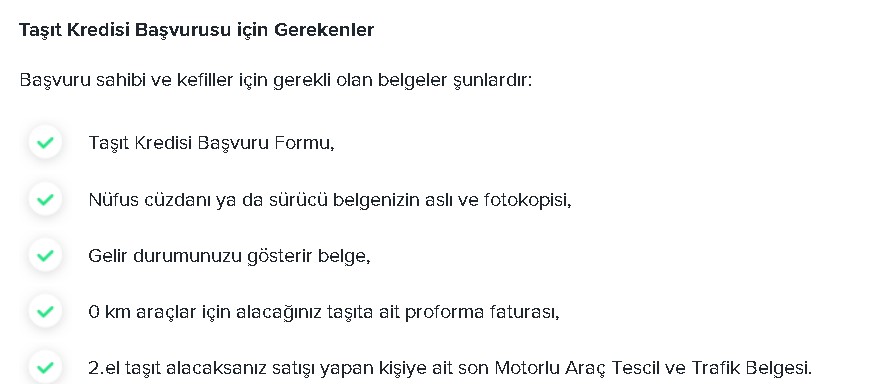 Bayrama Kendi Arabası İle Girmek İsteyenlere İş Bankası Taşıt Kredisi Veriyor!