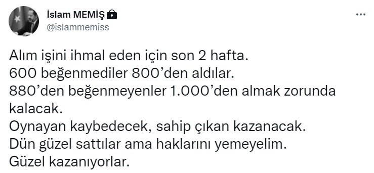 İslam Memiş'ten Gram Altın Yorumu Ve Fiyat Tahmini! Son İki Hafta, Almayan Bu Fiyattan Alır!