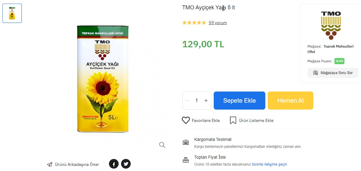 Tarım Kredi de Fiyatlara Bayram Geldi! Kıyma, Kuşbaşı Et, 5 KG Un, Ayçiçek Yağı, Zeytinyağı, Hepsi İndirimli, Hepsi Ucuz