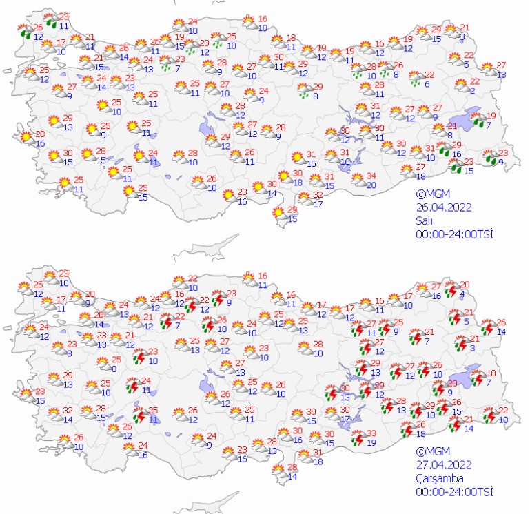 Güneşli Günlere Sağanak Yağış Arası! Meteoroloji'den Şiddetli Sağanak, Toz Taşınımı Uyarısı Geldi