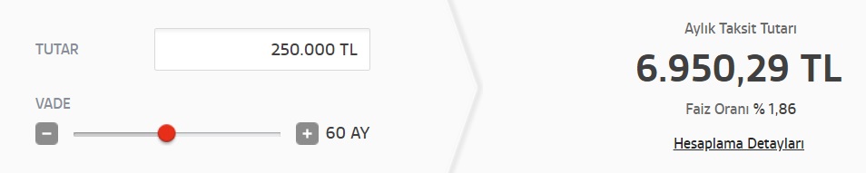 Akbank'tan 60 Ay, 90 Ay, 120 Ay Vadeli 250 Bin TL Konut Kredisi Çekenler Ne Kadar Aylık Taksit Ödüyorlar?