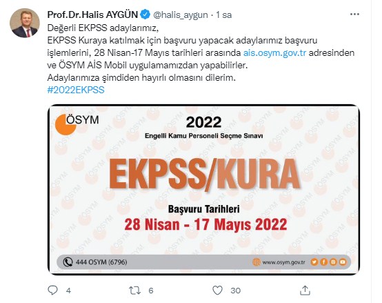 2022 EKPSS Kura Başvuru Nasıl Yapılır, Kura Çekimi Ne Zaman Yapılacak?