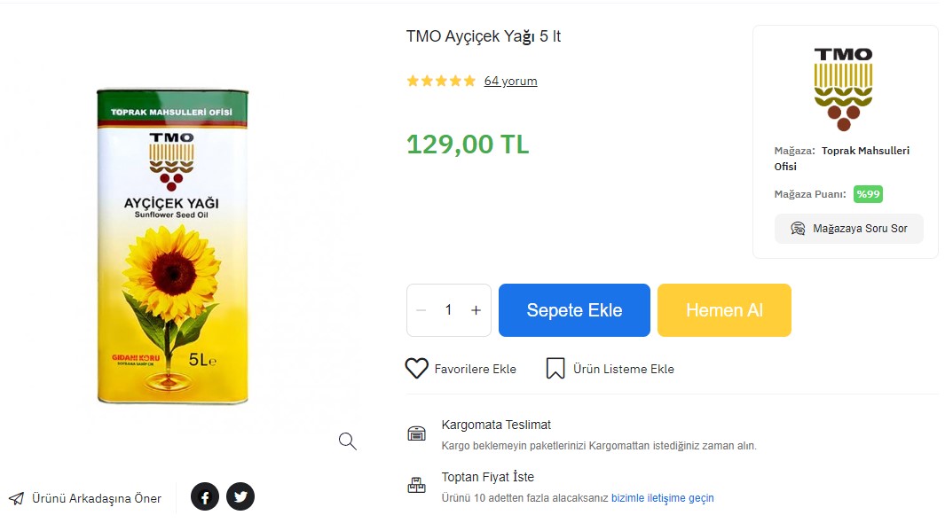 Yağ Fiyatı Patladı, 5 LT Ayçiçek Yağına 55 TL Zam Yapıldı! A101, BİM, ŞOK, Migros, Carrefour En Ucuz Yağı Kim Satıyor?