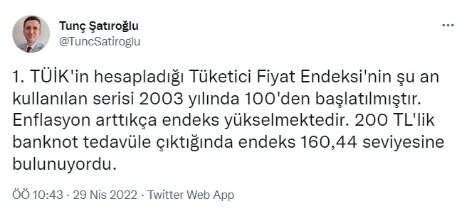 Ekonomist Tunç Şatıroğlu Enflasyon Endeksi İle Hesapladı: 500 TL Banknot Basımı Gecikti, 1.000 TL Basılmalı!