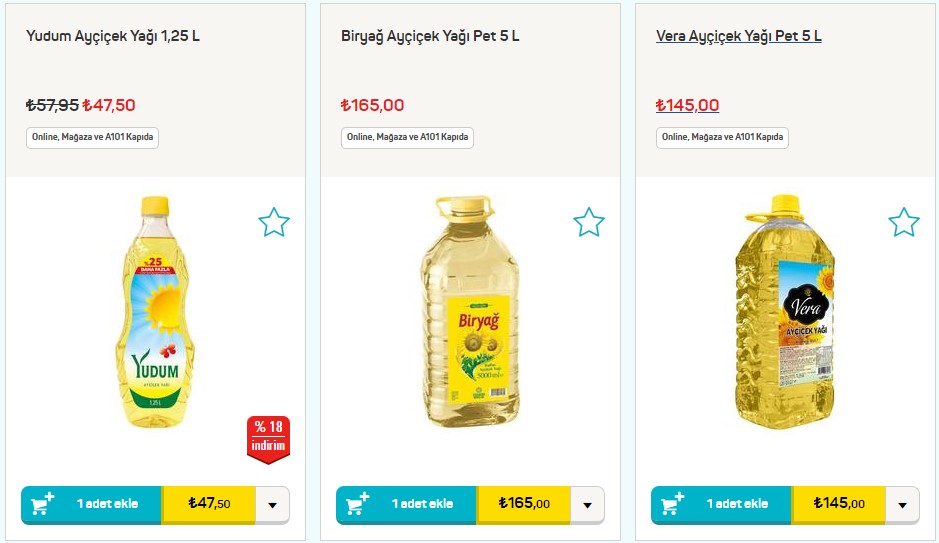 Yağ Fiyatı Patladı, 5 LT Ayçiçek Yağına 55 TL Zam Yapıldı! A101, BİM, ŞOK, Migros, Carrefour En Ucuz Yağı Kim Satıyor?