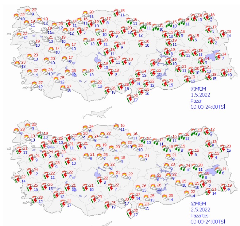 43 İlde Tufan Kopacak! Meteoroloji Bölge Bölge Kuvvetli Sağanak Yağış Uyarısı Yaptı, Aman Şemsiyesiz Çıkmayın