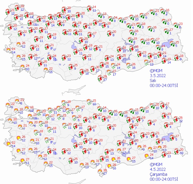 43 İlde Tufan Kopacak! Meteoroloji Bölge Bölge Kuvvetli Sağanak Yağış Uyarısı Yaptı, Aman Şemsiyesiz Çıkmayın