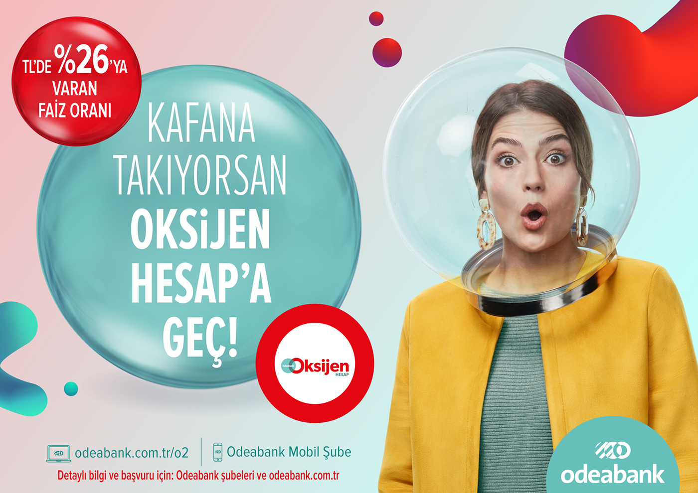 Birikimlerini yüksek faizle değerlendirmek isteyene hoş geldin hediyesi! Odeabank Oksijen Hesap avantajları neler?