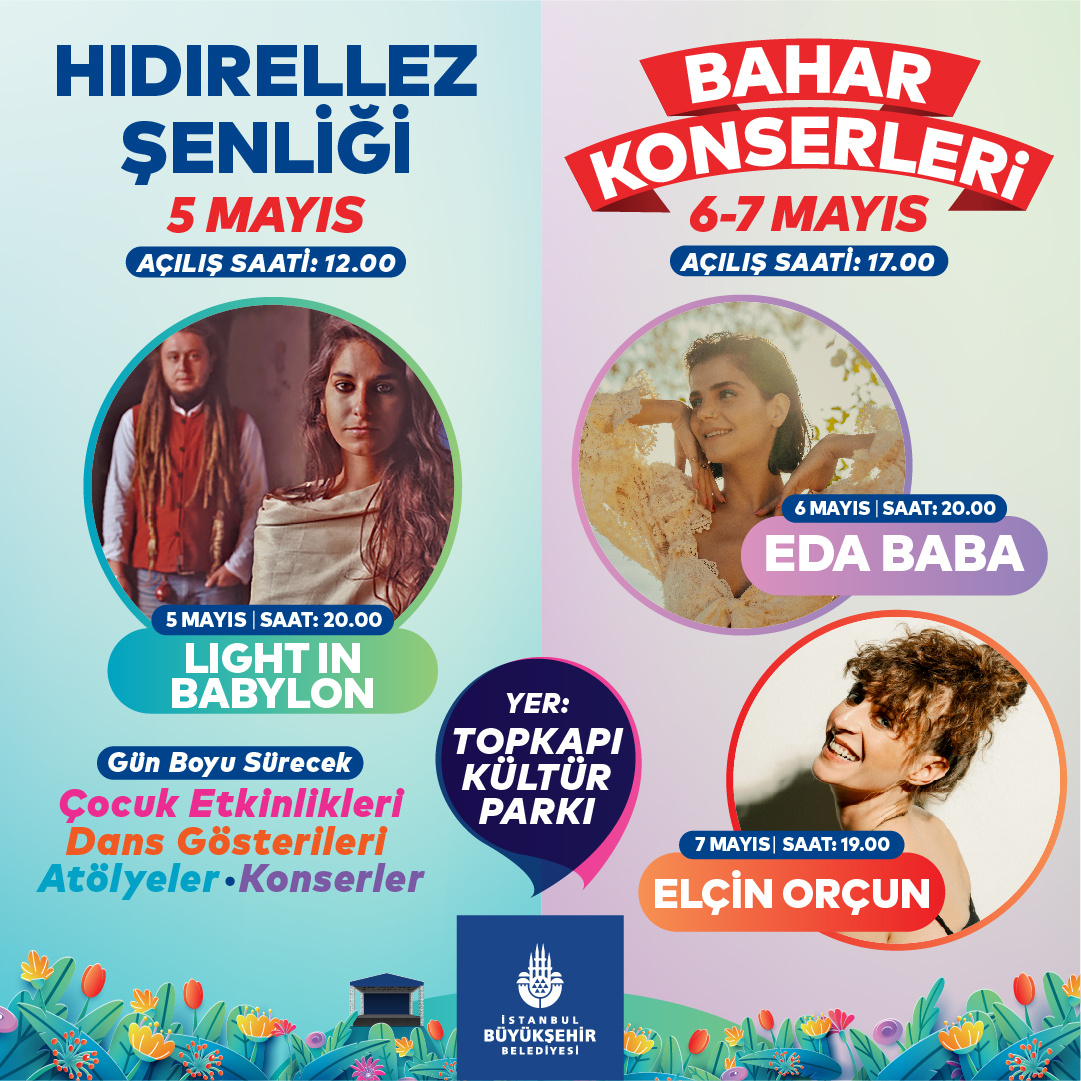 Hıdırellez etkinlikleri nerede, saat kaçta yapılacak? İstanbul, Ankara, İzmir, Antalya Hıdırellez konserleri