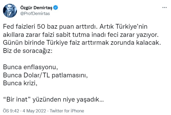 Bir Yandan FED Bir Yandan Enflasyon! Merkez Bankası Mayıs Ayında Faiz Yükseltecek Mi, TCMB Faiz Kararı Ne Olur?