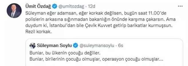 İçişleri Bakanlığı'na Alınmayan Ümit Özdağ, Süleyman Soylu'ya Seslendi: Bu İş Bitmeyecek!