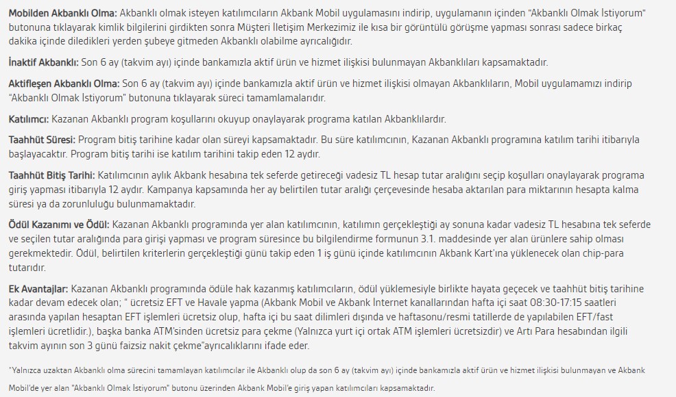 Akbank Maaşlı Çalışanlara 1.500 TL Para Hediye Edecek! Tek Sözünüze Chip Para Yağmuru Başladı, Herkes Alacak