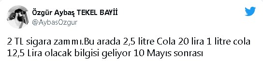 Kola fiyatlarına zam geldi: 2,5 litre kola 20 TL oldu!