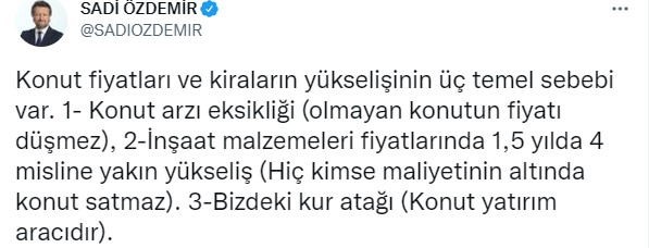 Konut Fiyatları Neden Yükseliyor Sorusuna Ünlü Ekonomistten 3 Maddelik Yanıt!