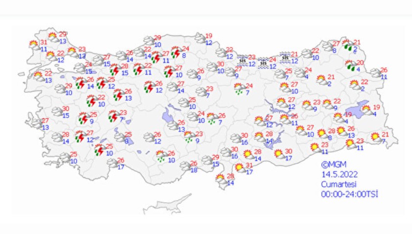 Hafta Sonu Planlarını İptal Edin! Meteorolojiden 23 ile Kuvvetli Yağış ve Toz Taşınımı Uyarısı