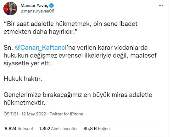 Nagehan Alçı Yargıtay'ın Canan Kaftancıoğlu Kararına Tepki Göstererek Mansur Yavaş'a Seslendi