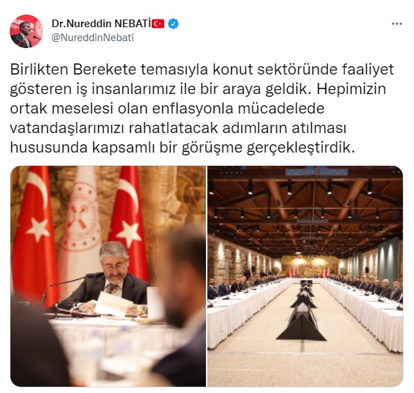 Hazine ve Maliye Bakanı Nureddin Nebati'den Son Dakika Konut Fiyatları Açıklaması!