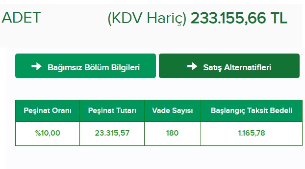 TOKİ'den Yüzde 10 Peşinat, 180 Ay Taksitle Satılık 2+1 Evler! Aylık 1.047 TL, 1.165 TL, 1.380 TL Ödeme Yapılıyor!