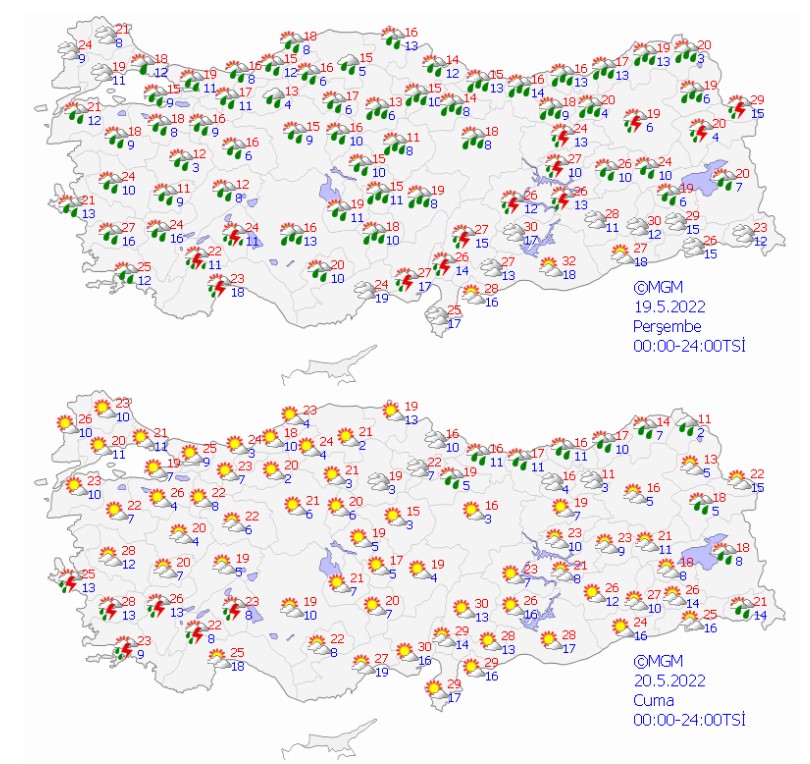 Bahar Değil, Kış Kıyamet! Meteoroloji'den Son Dakika Dolu, Gök Gürültülü Kuvvetli Sağanak Yağış, Fırtına Alarmı