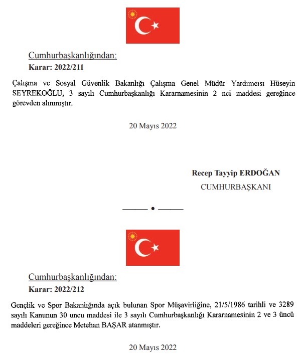 Cumhurbaşkanı Erdoğan'dan Flaş Atama Kararları! O İsimlerin Hepsi Tek Tek Görevinden Alındı, Bürokrasi Kıyımı Yaşandı