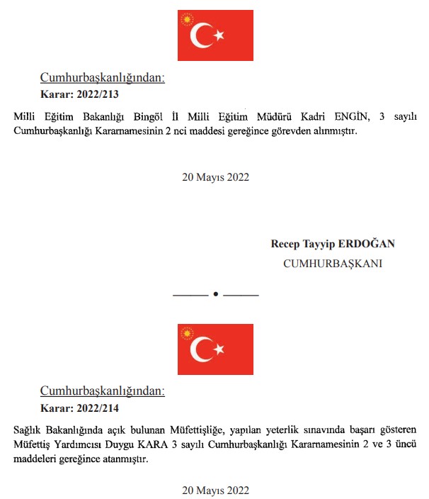 Cumhurbaşkanı Erdoğan'dan Flaş Atama Kararları! O İsimlerin Hepsi Tek Tek Görevinden Alındı, Bürokrasi Kıyımı Yaşandı