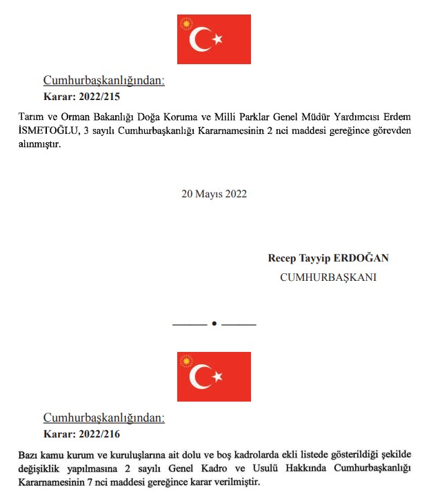 Cumhurbaşkanı Erdoğan'dan Flaş Atama Kararları! O İsimlerin Hepsi Tek Tek Görevinden Alındı, Bürokrasi Kıyımı Yaşandı