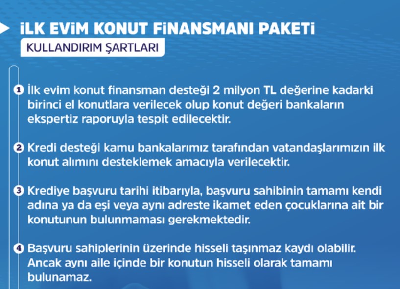 Hazine ve Maliye Bakanlığı'ndan Son Dakika 0.89 - 0 99 Konut Kredisi Açıklaması! Başvuru Şartları Açıklandı