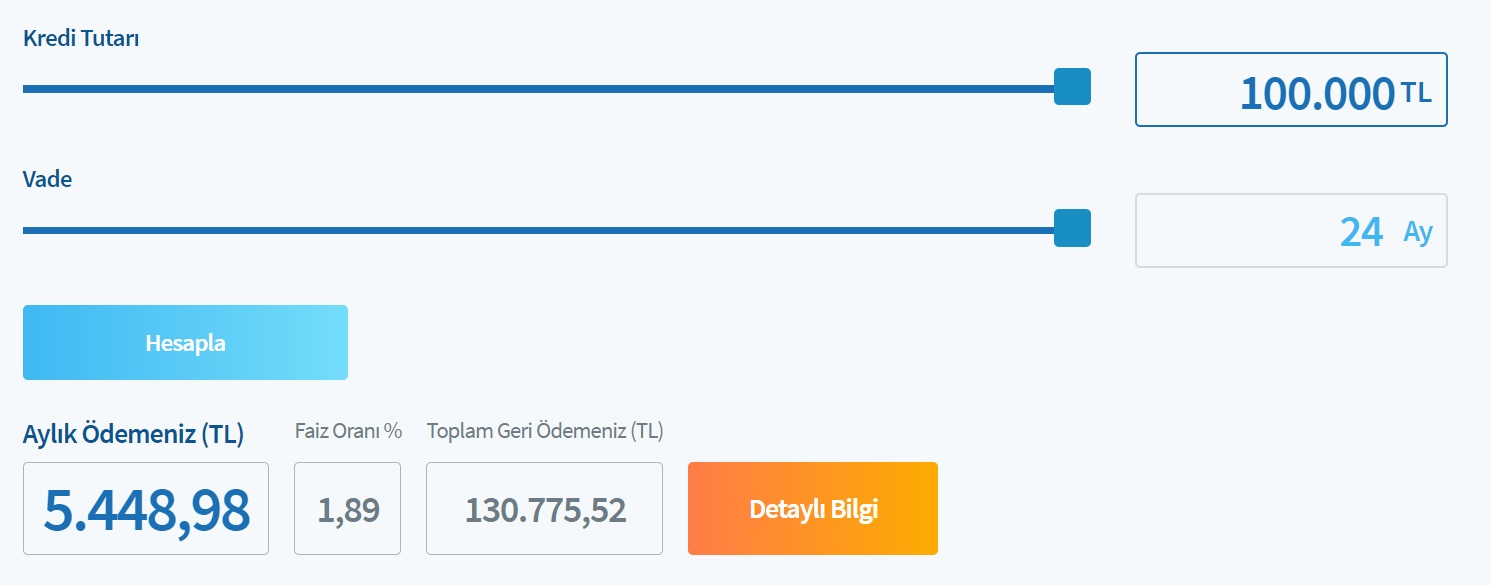 Halkbank'ta 60 Bin TL, 80 Bin TL, 100 Bin TL İhtiyaç Kredisi Aylık Taksitleri Kaç TL?