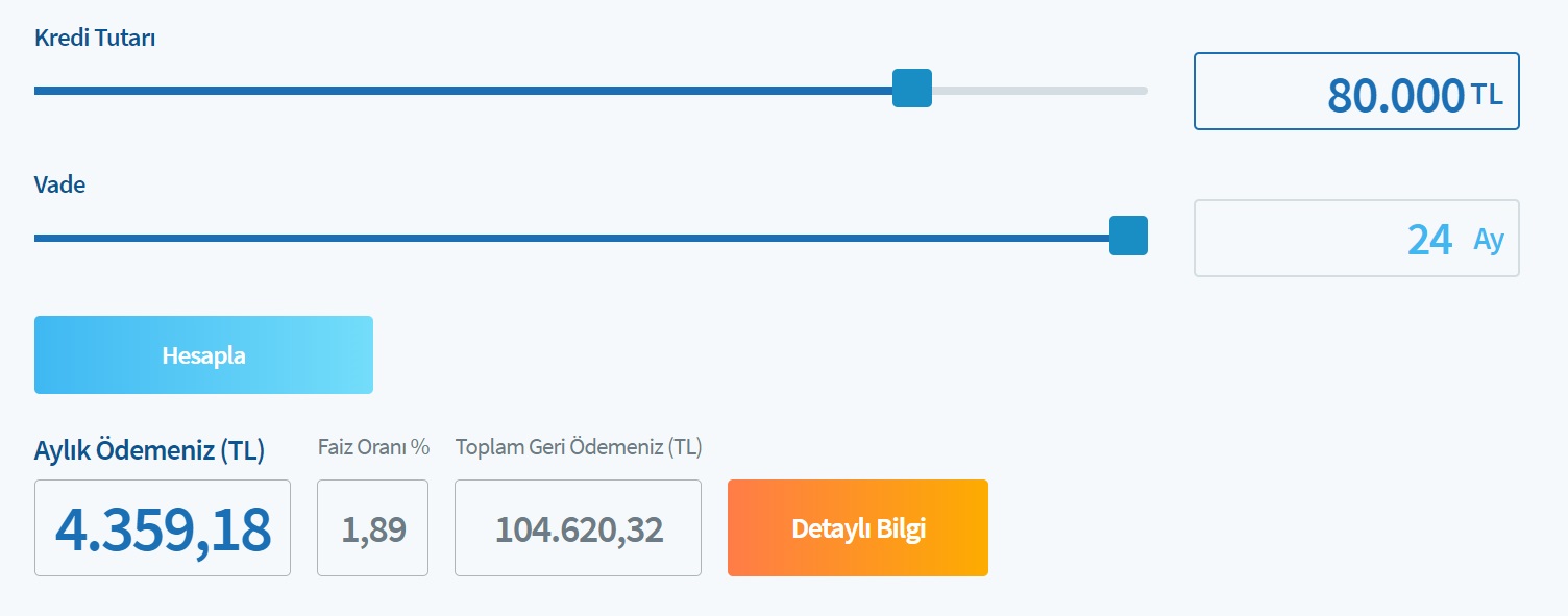 Halkbank'ta 60 Bin TL, 80 Bin TL, 100 Bin TL İhtiyaç Kredisi Aylık Taksitleri Kaç TL?