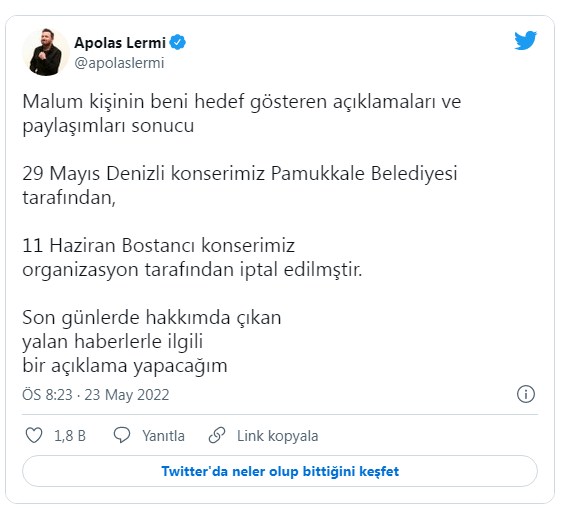 Apolas Lermi Kimdir, Nereli, Konserleri Neden İptal Edildi?