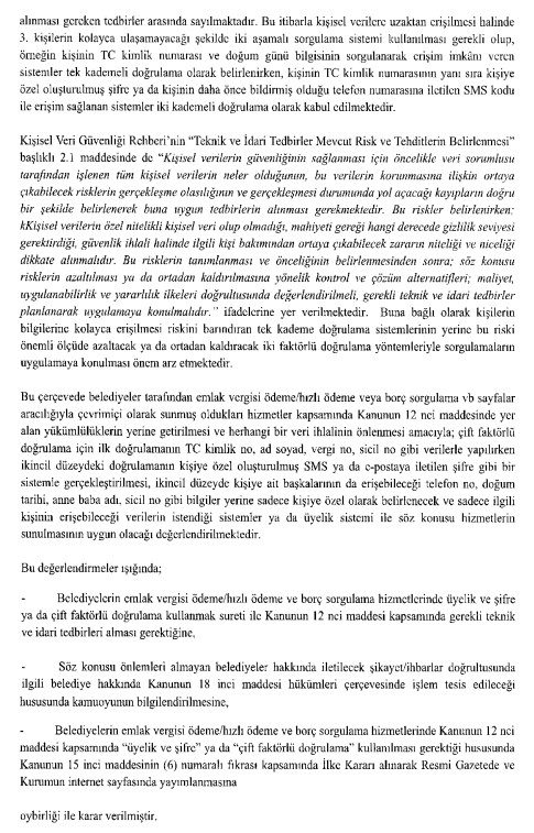 Milyonları İlgilendiren KVKK Kararı Açıklandı: Yasaya Aykırı Bulundu, Kimlik Numarası İle Sorgulama Yasaklandı