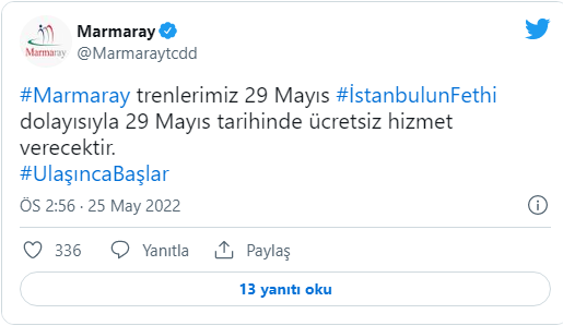 29 Mayıs'ta İstanbul'da toplu ulaşım İETT, Marmaray, metrobüs ücretsiz mi? 29 Mayıs resmi tatil mi?