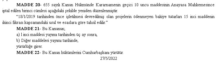 Resmi Gazete'de Yayımlandı !655 Sayılı KHK ve Bankacılık Kanunu Değişti