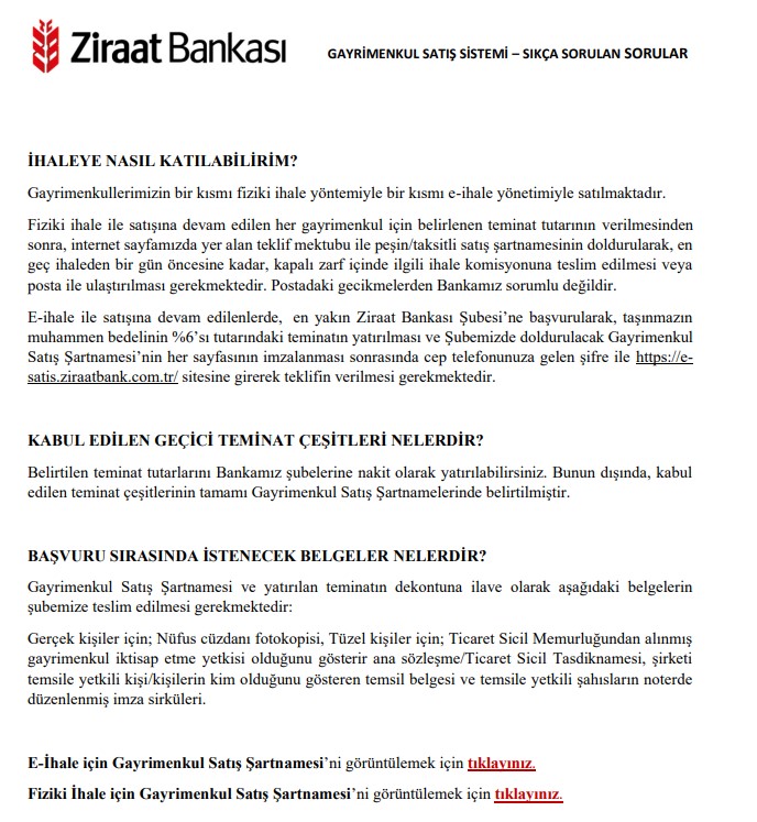 1 Milyon Lira Ödemenize Gerek Yok! Ziraat Bankası 300 M2 Bahçeli Müstakil Evi 13 Bin TL Peşin, 1.798 TL Taksitle Satıyor