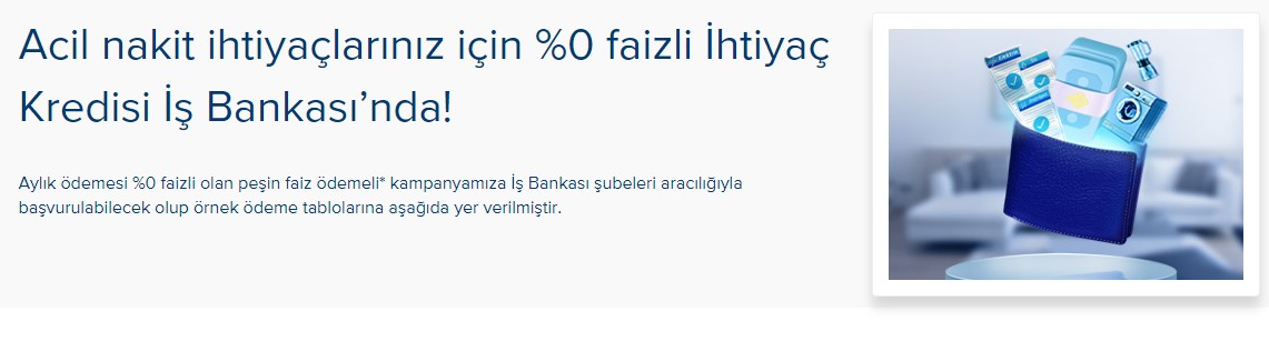 İş Bankası bombayı bugün patlattı! 15.000 TL faizsiz kredi vereceğini ilan etti