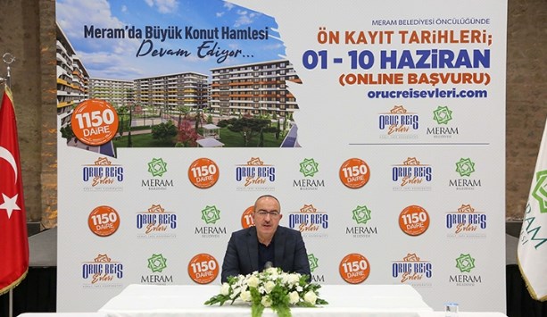Konya Meram Belediyesi Oruç Reis Evleri başvuruları başladı! 2+1 3+1 4+1 başvuru nasıl yapılır?