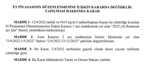 Et Fiyatlarına Yeni Devlet Müdahalesi! Büyükbaş Hayvan Kesim Desteği 2022 İçin Son Dakika Kararı