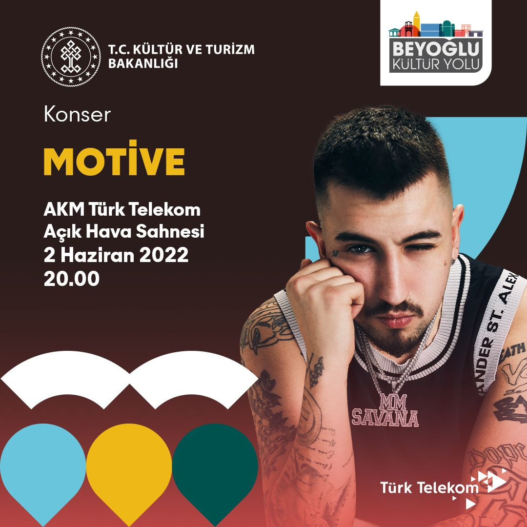 Beyoğlu Kültür Yolu Festivali Kolpa, Ceylan Ertem, Motive konseri saat kaçta, nerede yapılacak, ücretsiz mi?