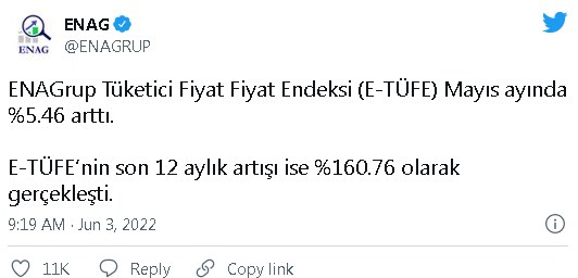 TÜİK enflasyon yüzde 73,5 açıkladı: ENAG erken davranıp yüzde 160,76 dedi!