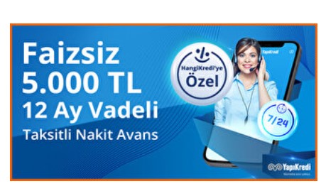 Bankalardan İhtiyaç Kredisi Değil Sıfır Faizli Borç Para! Yapı Kredi, Garanti BBVA Faizsiz 5 Bin TL Taksitli Nakit Avans