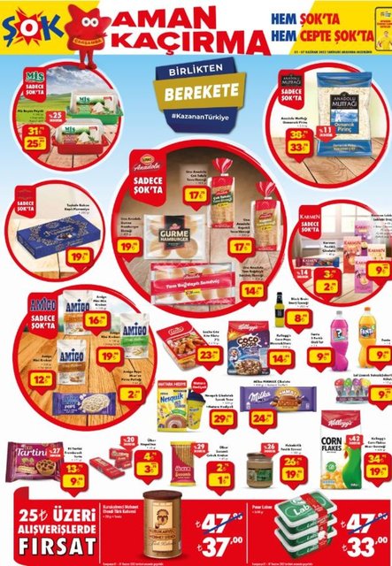 Şok'ta 7 Haziran'a Kadar Bu Fırsatları Kaçırmayın! 2.5 Kg Osmancık Pirinç, Beyaz Peynir, Bebek Bezi ve Çamaşır Deterjanı