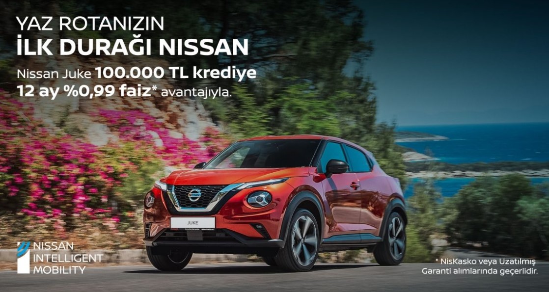 Bankadan Değil Nissan'dan! Sıfır Araç Alana Yüzde 0.99 Faizle 200.000 TL Kredi Desteği