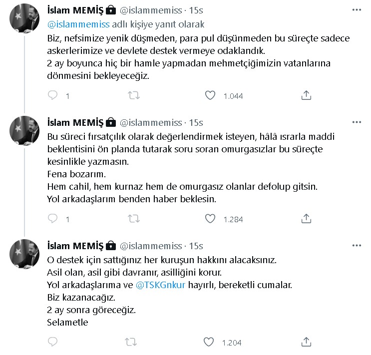 İslam Memiş Tüm Birikimlerini Destek İçin TL'ye Çevirdiğini Açıkladı