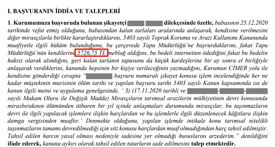 Ev Alanlara Tapu Harç İadesi Hakkında Emsal Karar Açıklandı!