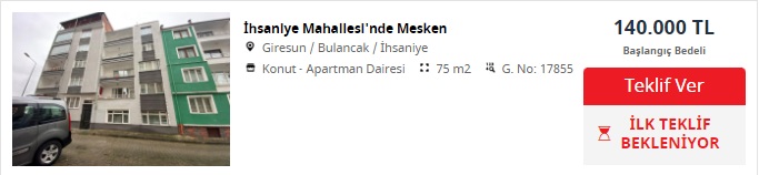 Ziraat Bankası Kelepir Konutlara İndirim Yaptı! 140 Bin TL'ye, 150 Bin TL'ye, 160 Bin TL'ye Satılık Evler!