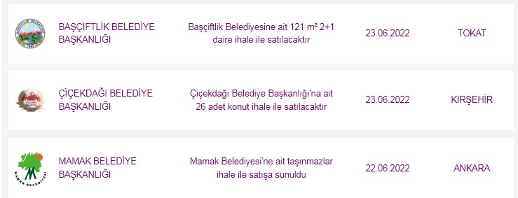 Ankara İstanbul ve diğer şehirlerde! Belediyeden 14-21 Haziran'da satılık daireler