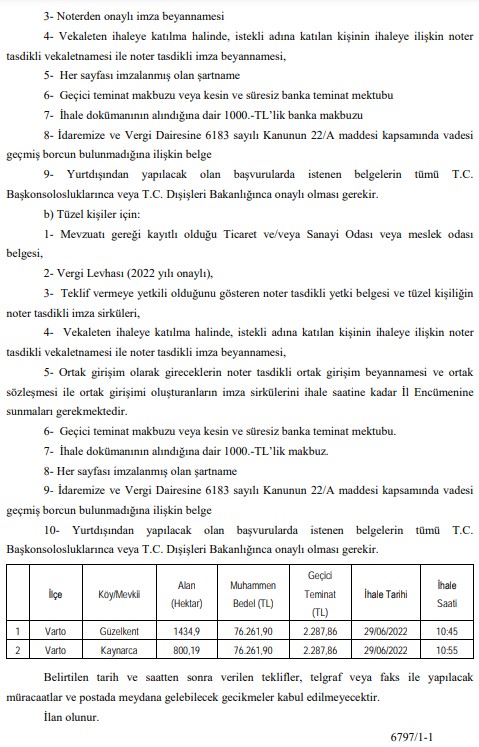 Muş İl Özel İdaresi Jeotermal Kaynak Arama Sahası İhalesi Düzenliyor!